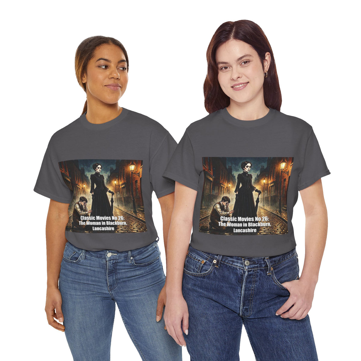 The Woman in Blackburn Lancashire Tee | Humorous Movie Poster