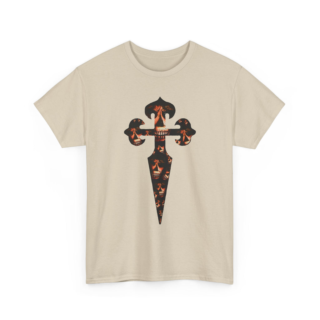 Celtic Skull Dagger Graphic Tee — Gothic Horror Print