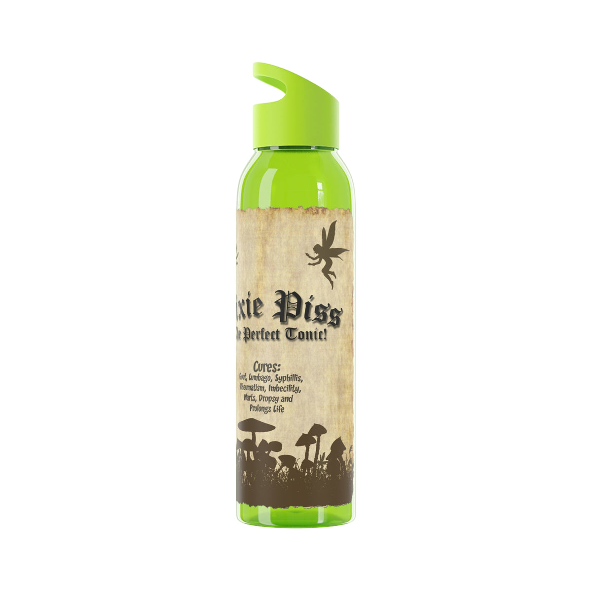 Pixie Piss Water Bottle — Fantasy Fairy Potion Label Drink Bottle