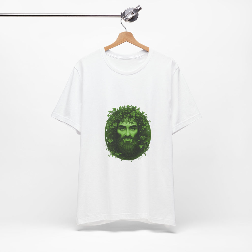 Green Man Nature T-Shirt — Celtic Forest Spirit Tee