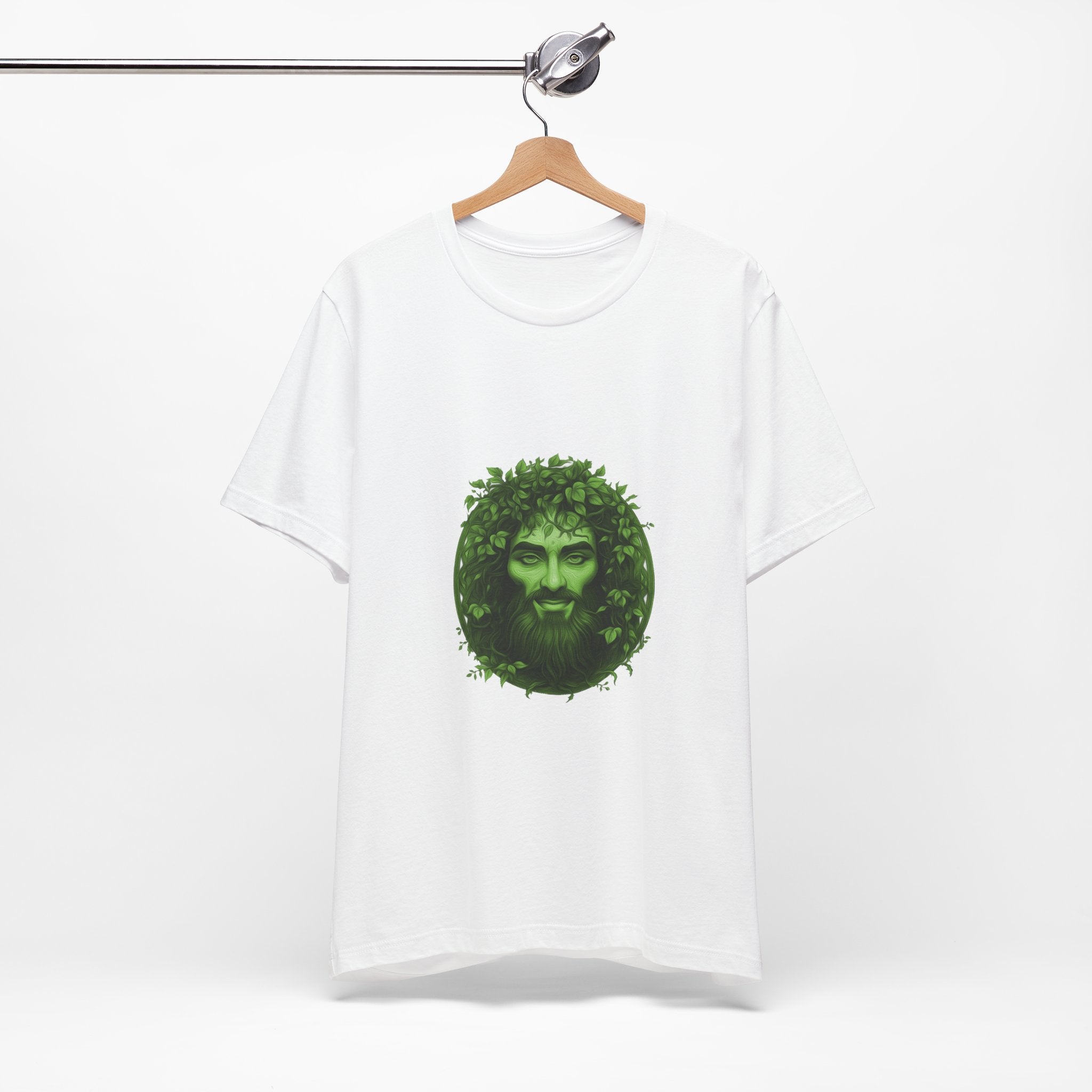 Green Man Nature T-Shirt — Celtic Forest Spirit Tee
