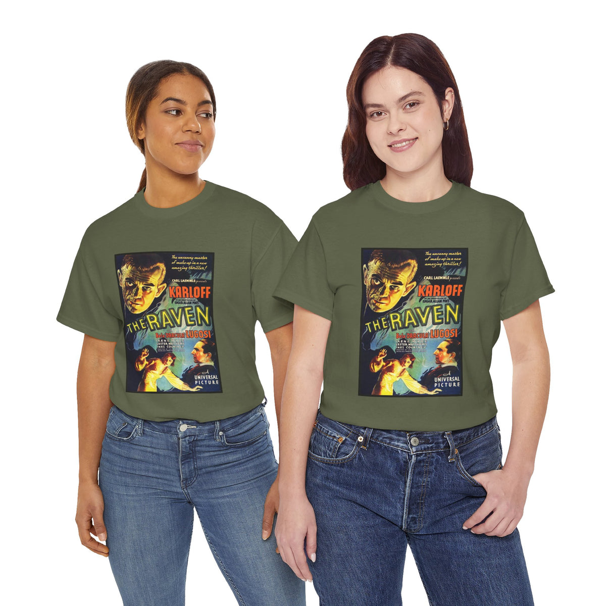 The Raven Vintage Horror Movie Poster T-Shirt