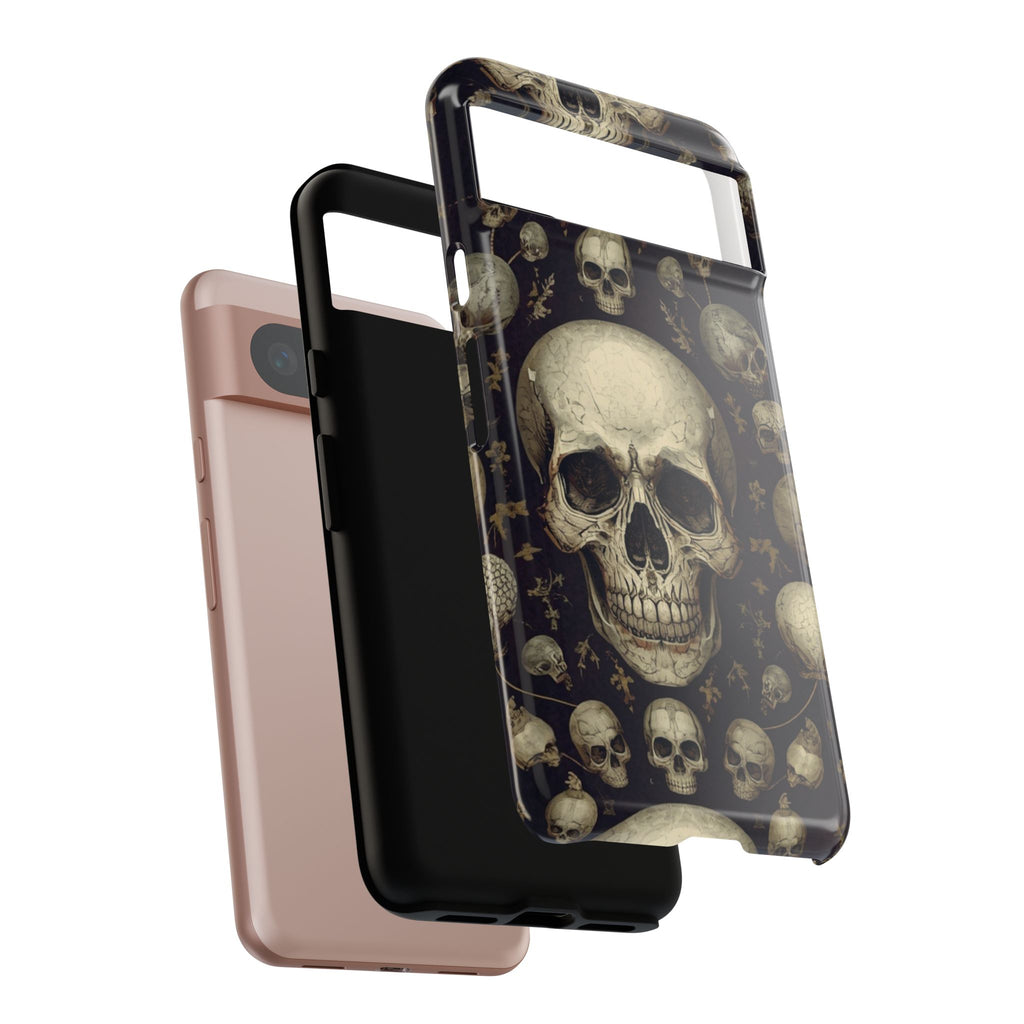 Skull Pattern Phone Case — Gothic Vintage Skull Design for iPhone