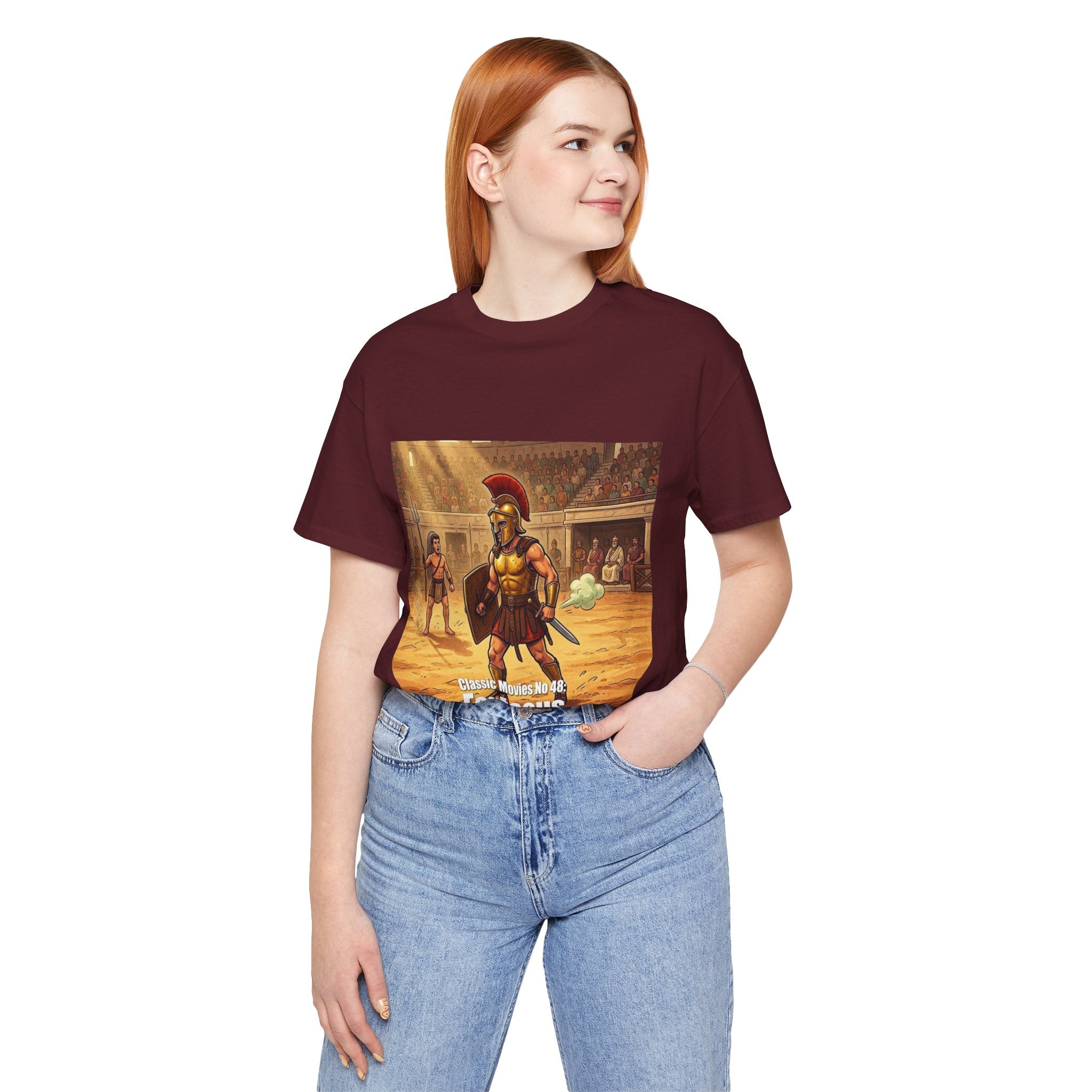 Classic Movies No 48: Fartacus. Gladiator Arena T-Shirt | Ancient Roman Warrior Design
