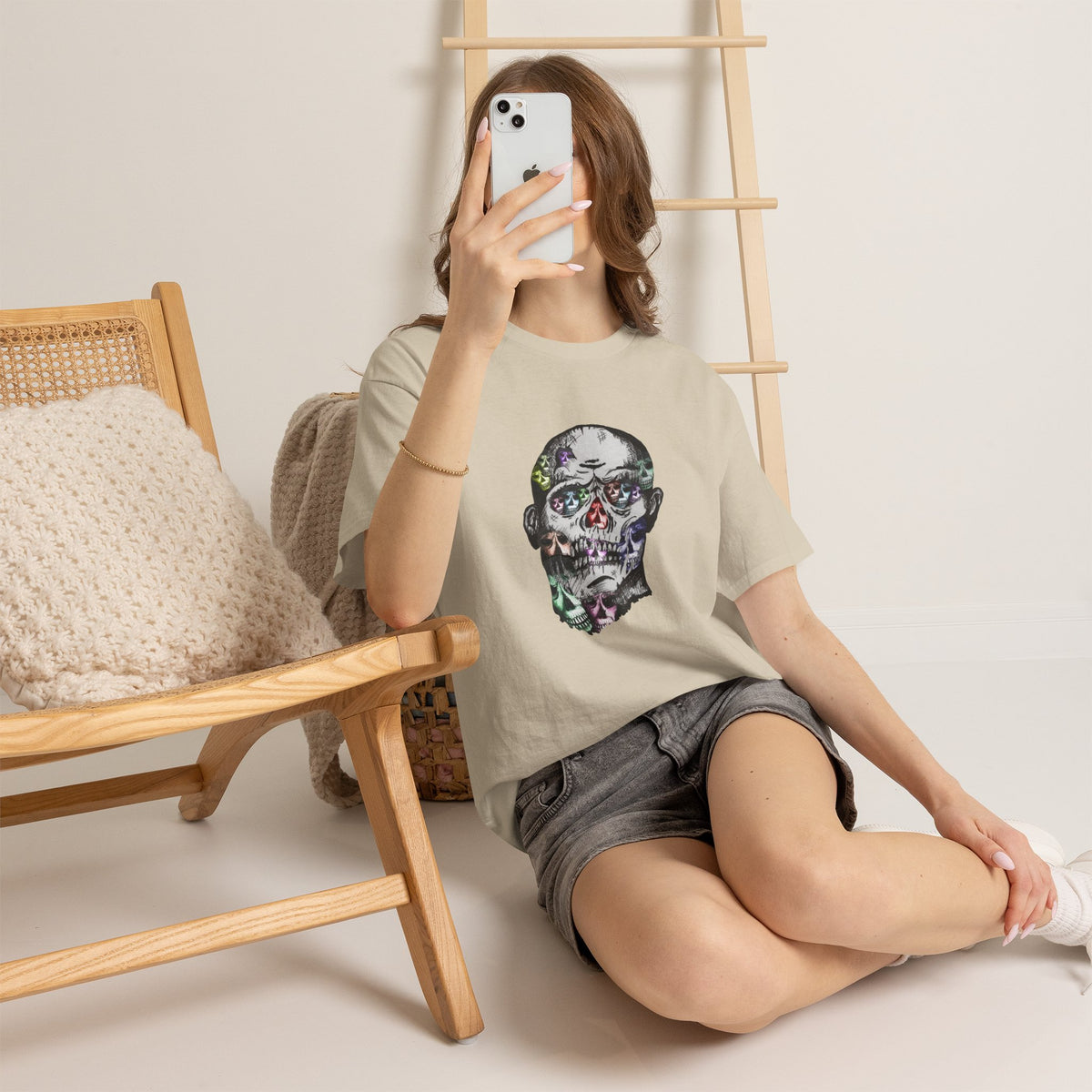 Skulls within a Skull Graphic Tee