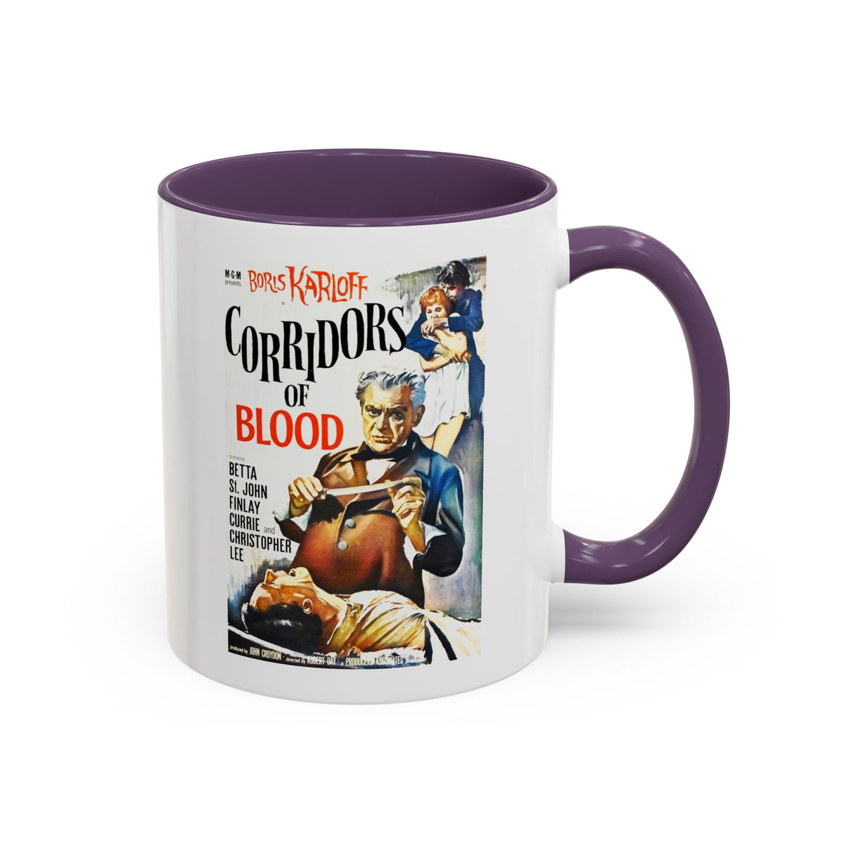 Vintage Horror Movie Poster - Corridors of Blood Mug (11/15oz)