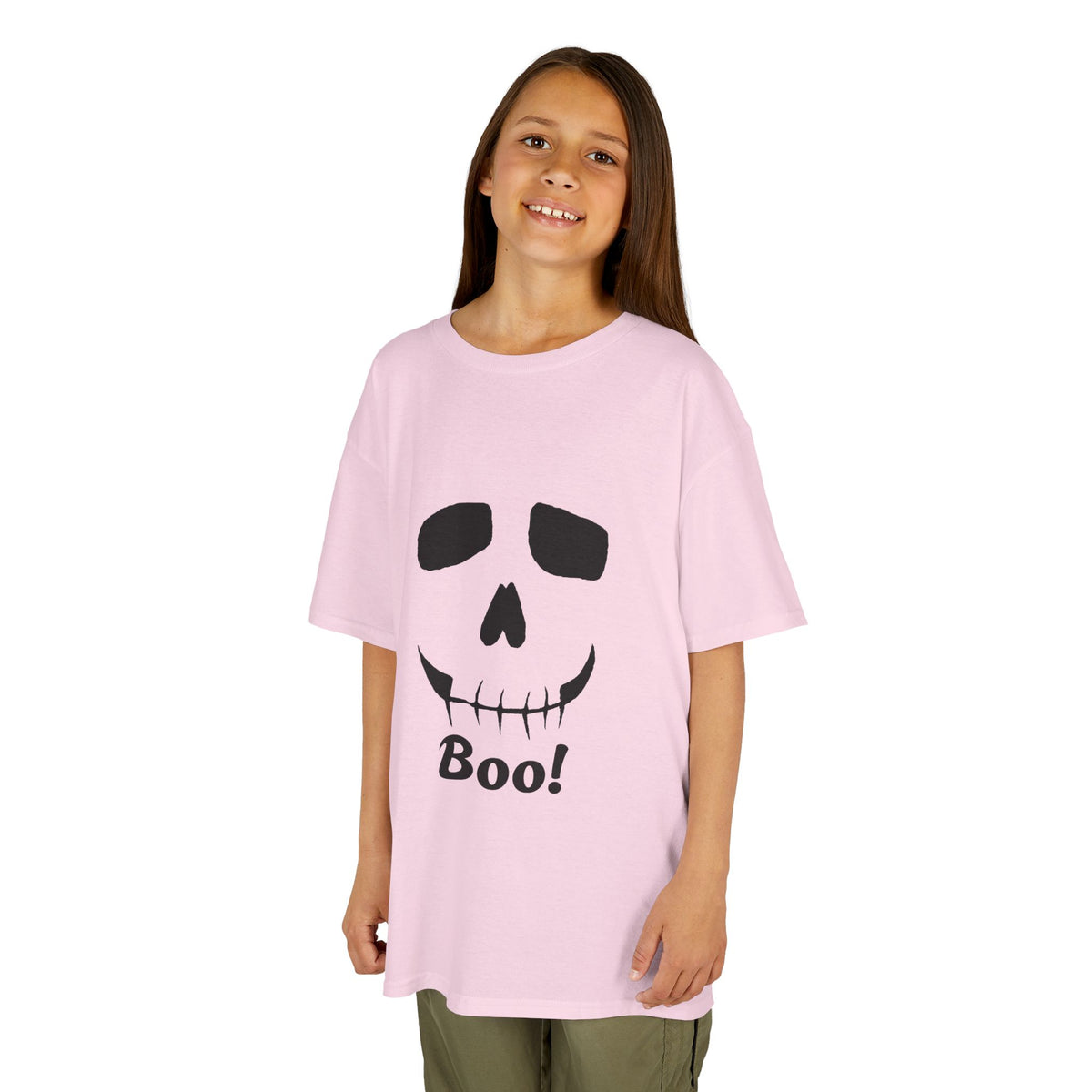 Kids Halloween 'Boo!' Skull Tee
