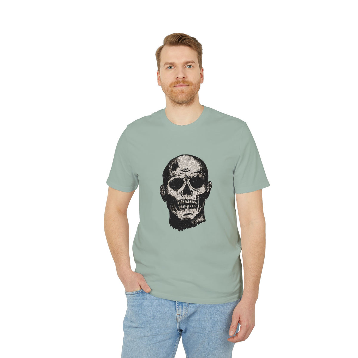 Skull Portrait T-Shirt — Vintage Horror Graphic Tee