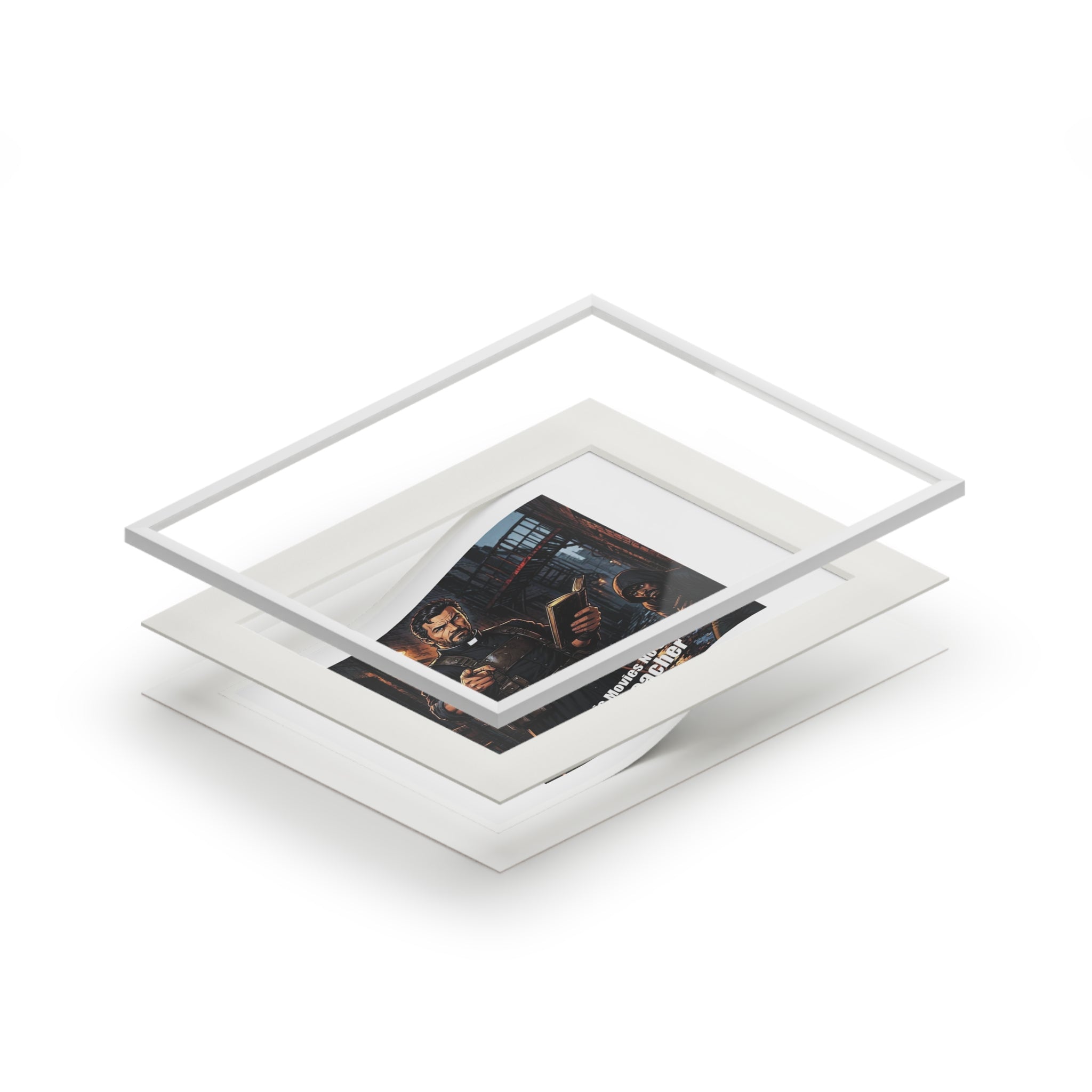 Jack Preacher Fine Art Print with Passepartout Frame