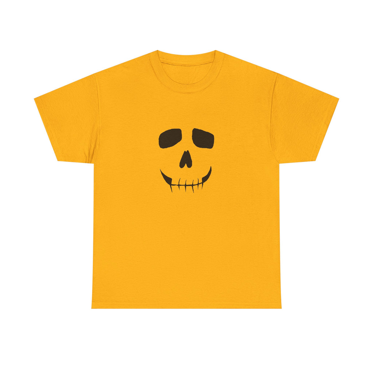 Skull Face Graphic Tee — Minimal Halloween Skull T-Shirt