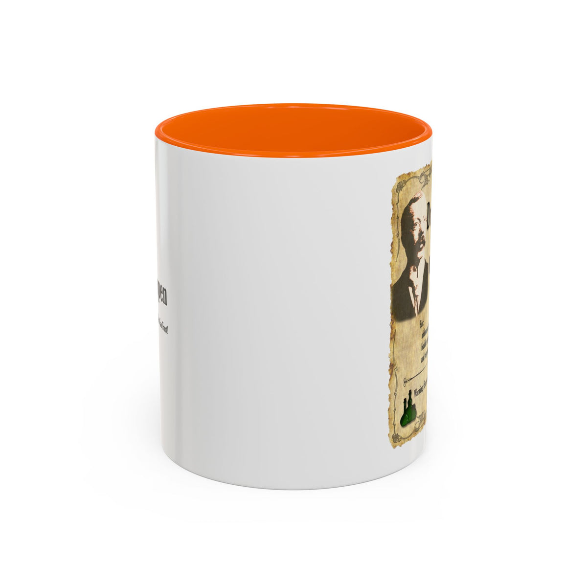 Vintage Apothecary Coffee Mug — “Dr Crippen’s Famous Hyoscine Tonic” Design