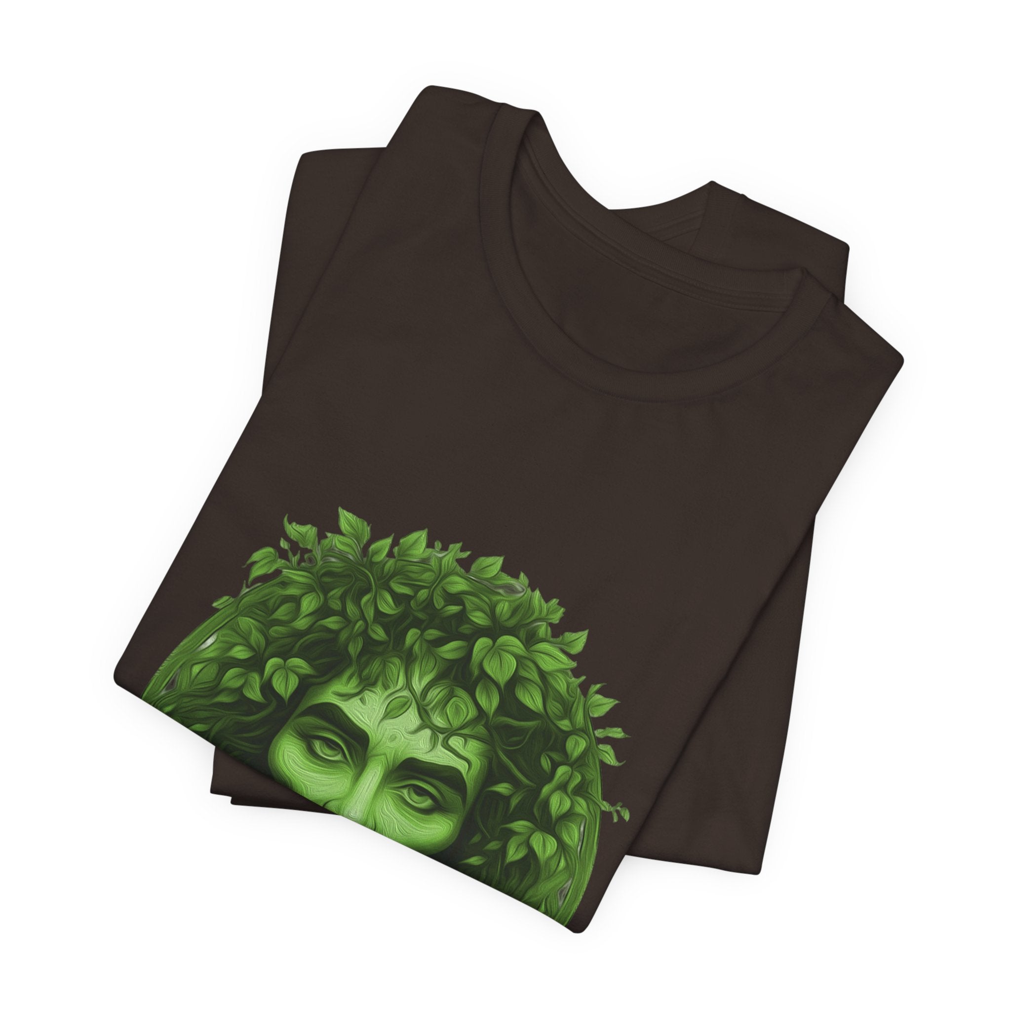 Green Man T-Shirt | Nature Spirit, Leaf Crown Folklore Tee