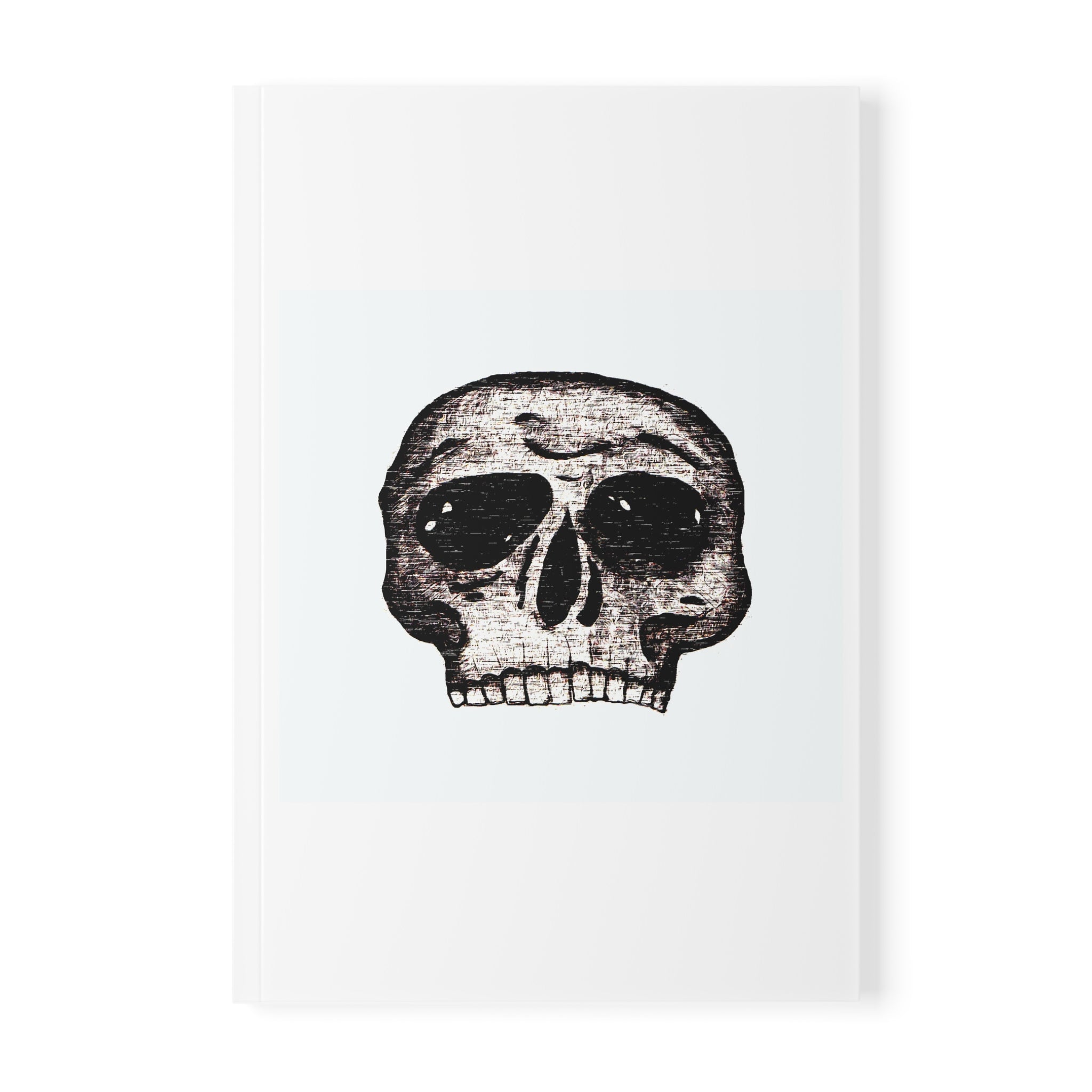 Skull Graphic Notebook — Vintage Distressed Skull