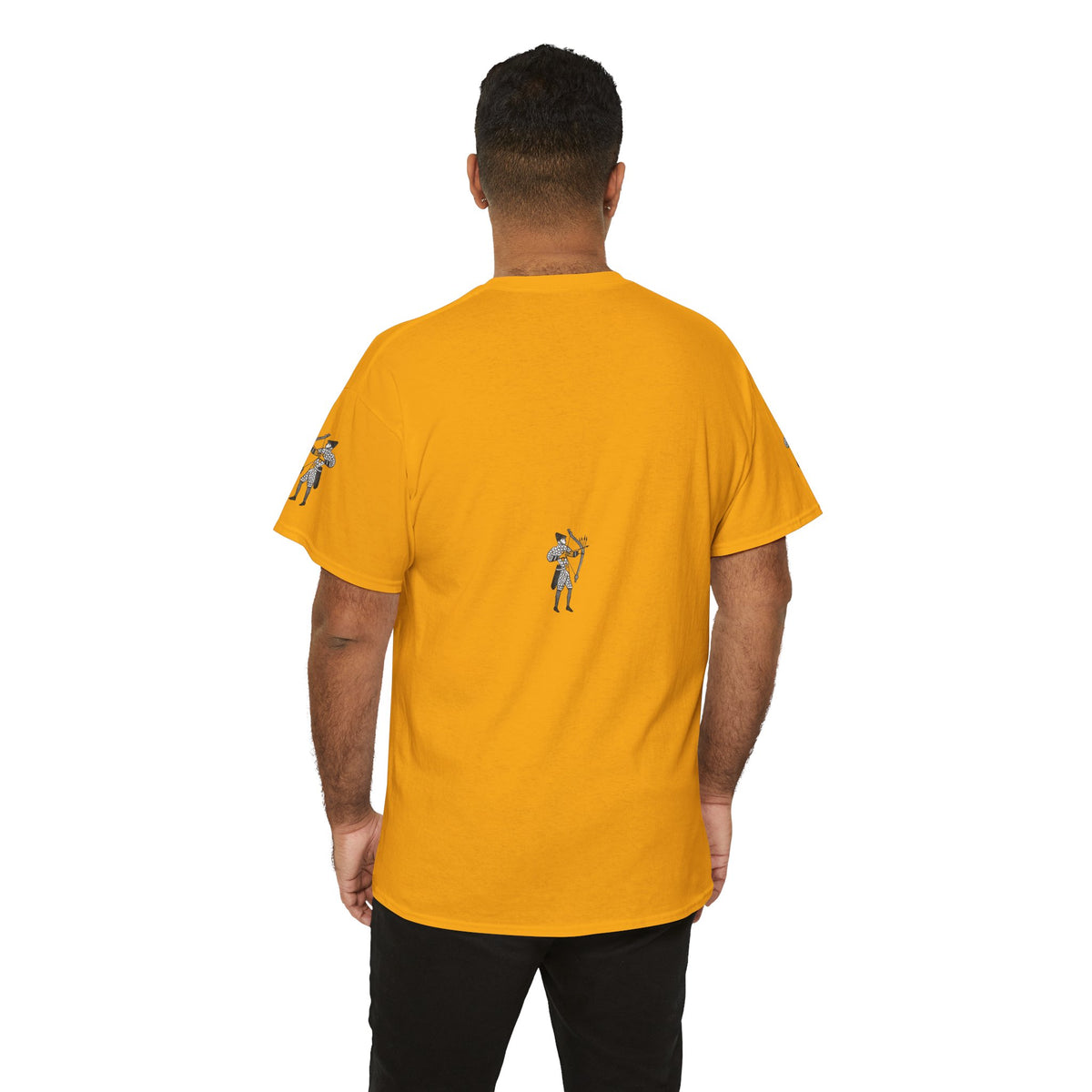 Famous Last Words Tee — Medieval Knight Illustration & Quote Shirt