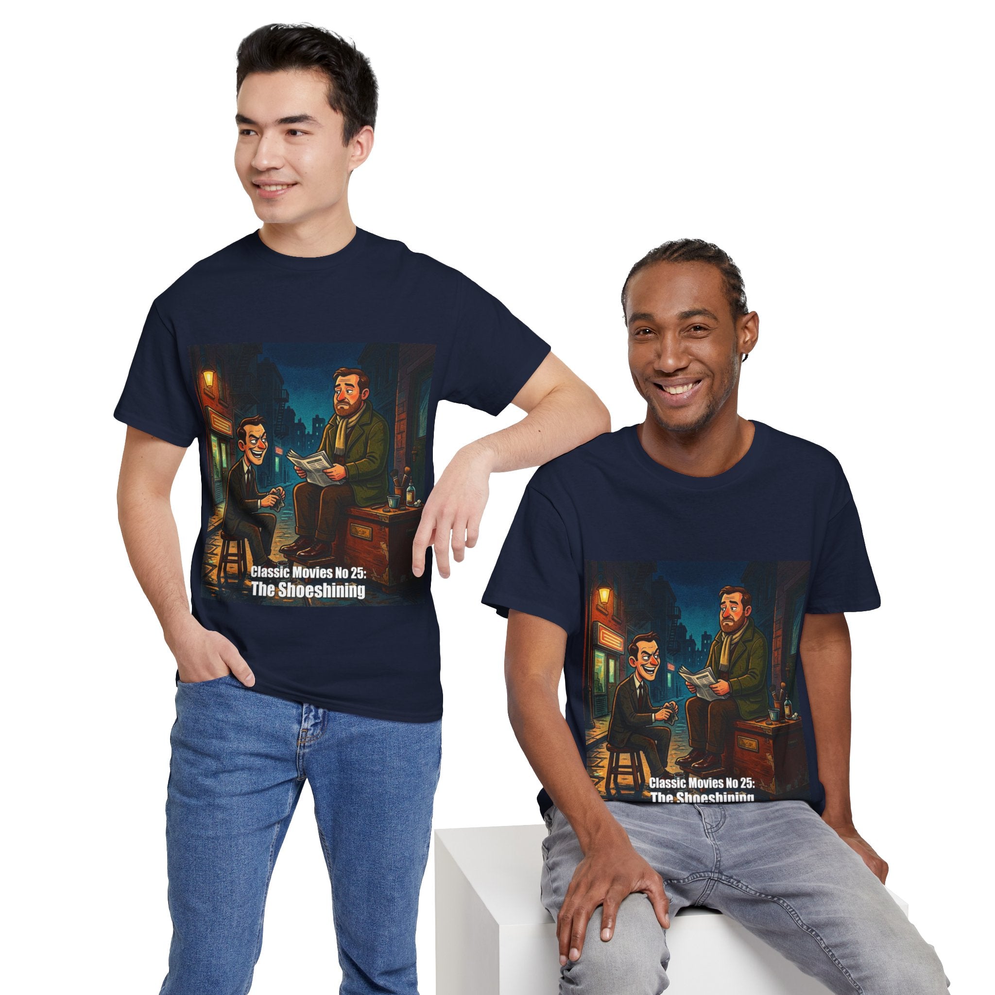 Classic Movies No. 25 “The Shoeshining” Retro Film Art Tee