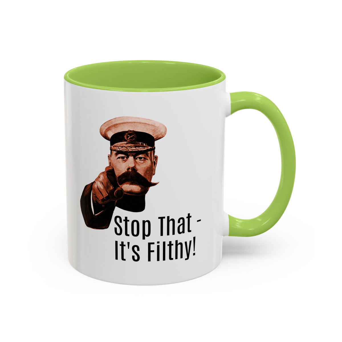 Stop That — It's Filthy! Accent Coffee Mug
