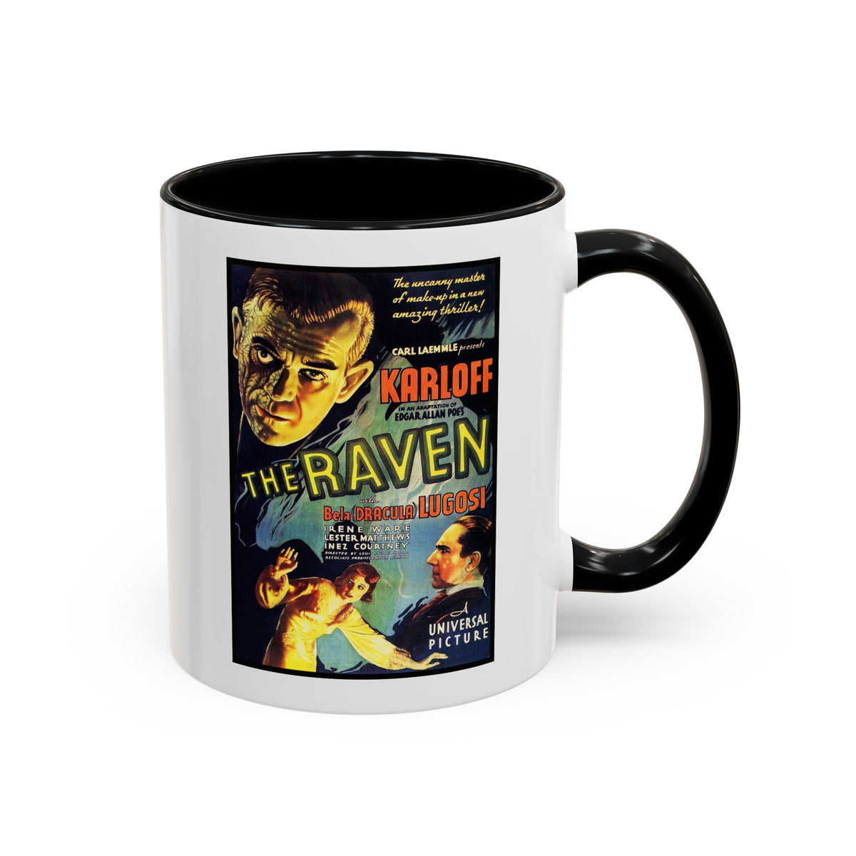 The Raven Movie Poster Accent Coffee Mug (11oz, 15oz)