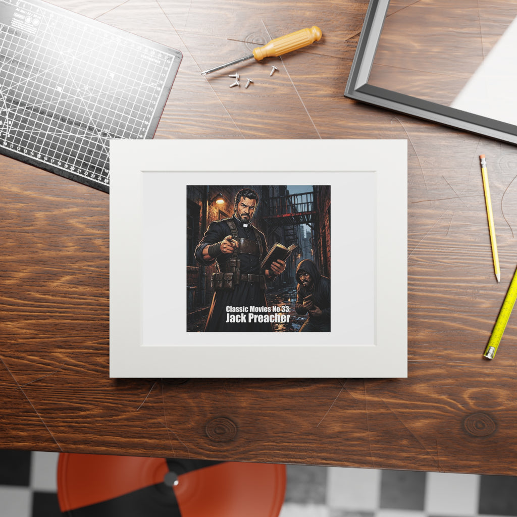 Jack Preacher Fine Art Print with Passepartout Frame