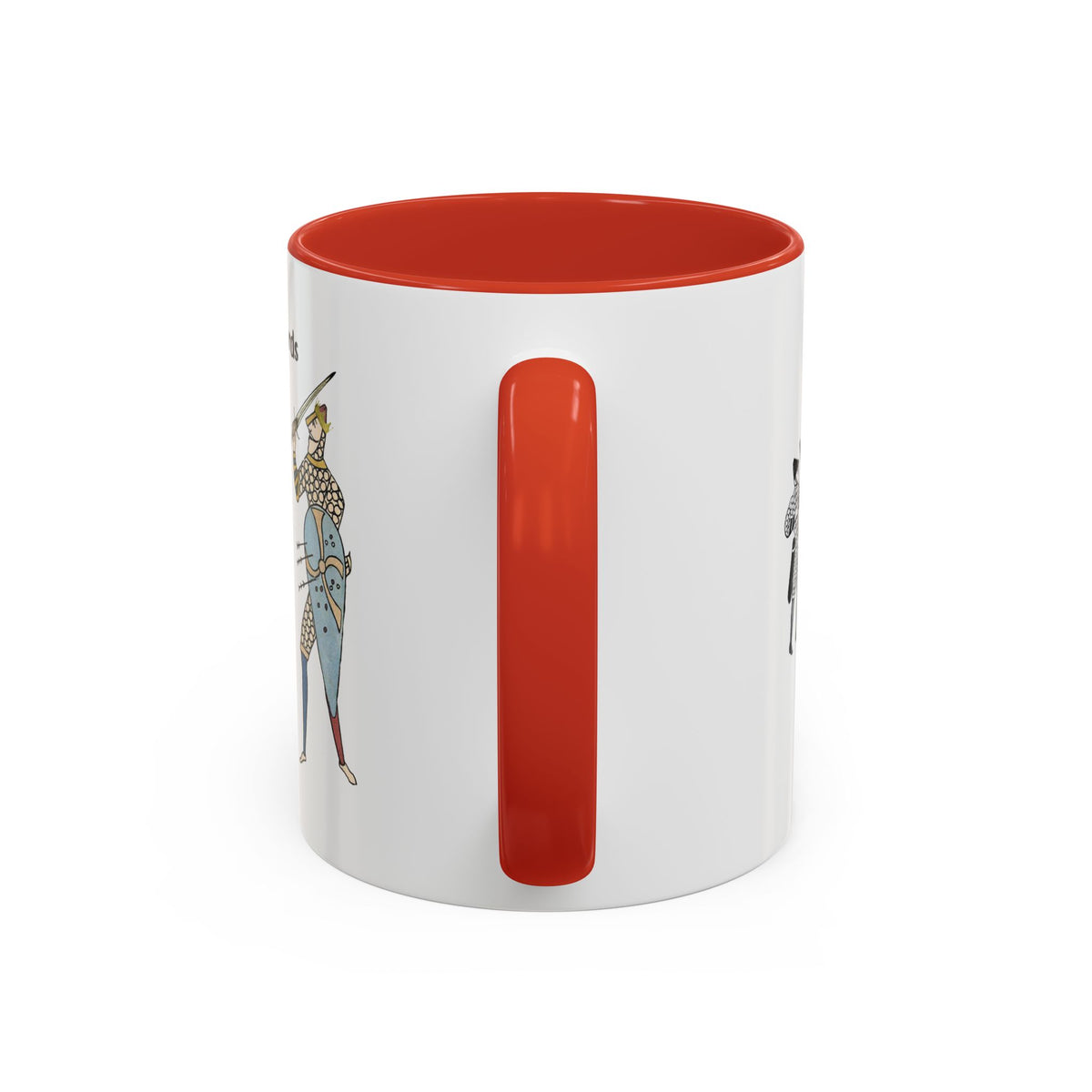 Famous Last Words Accent Coffee Mug — Medieval Archer Quote (11/15oz)