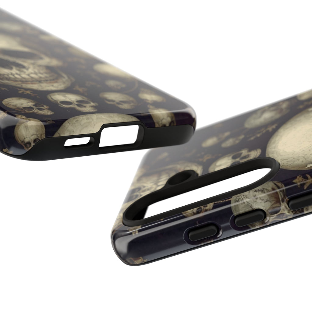 Skull Pattern Phone Case — Gothic Vintage Skull Design for iPhone