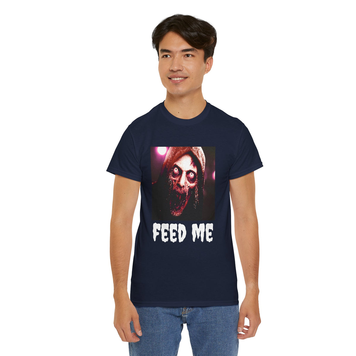 Zombie Horror 'Feed Me' Graphic Tee