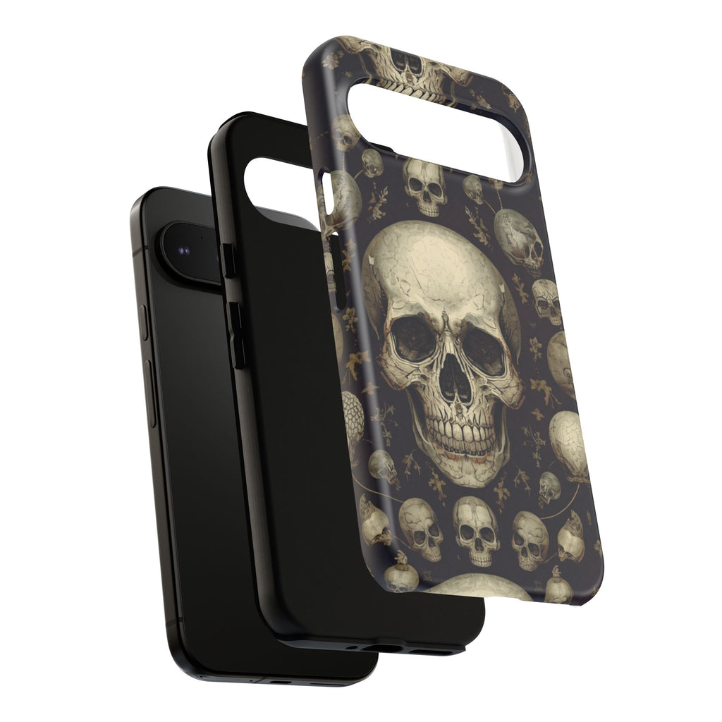 Skull Pattern Phone Case — Gothic Vintage Skull Design for iPhone