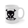 Skull & Crossbones Coffee Mug - Pirate Vintage Skull 11oz Ceramic