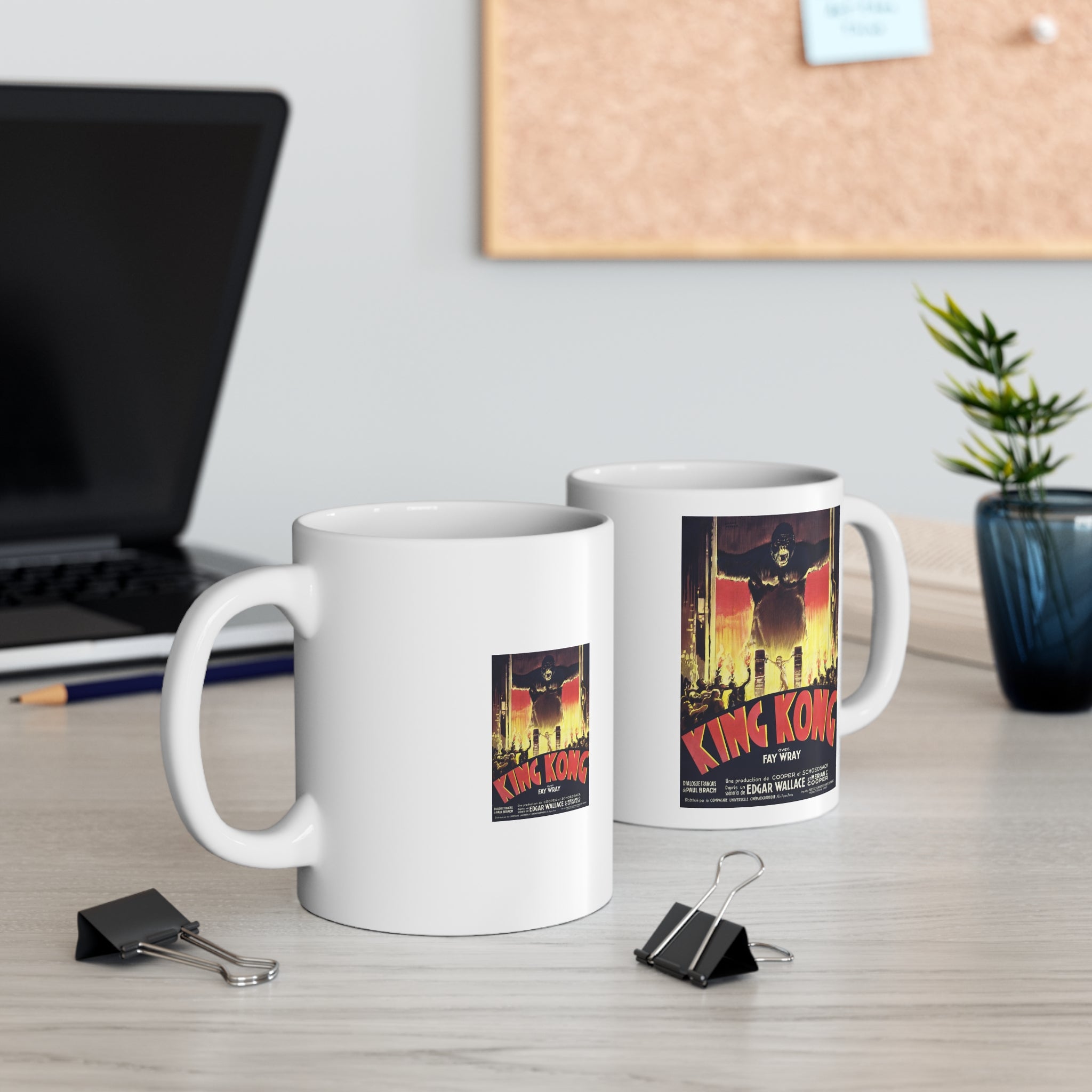 King Kong Movie Poster Mug — Classic Vintage Film Coffee Cup