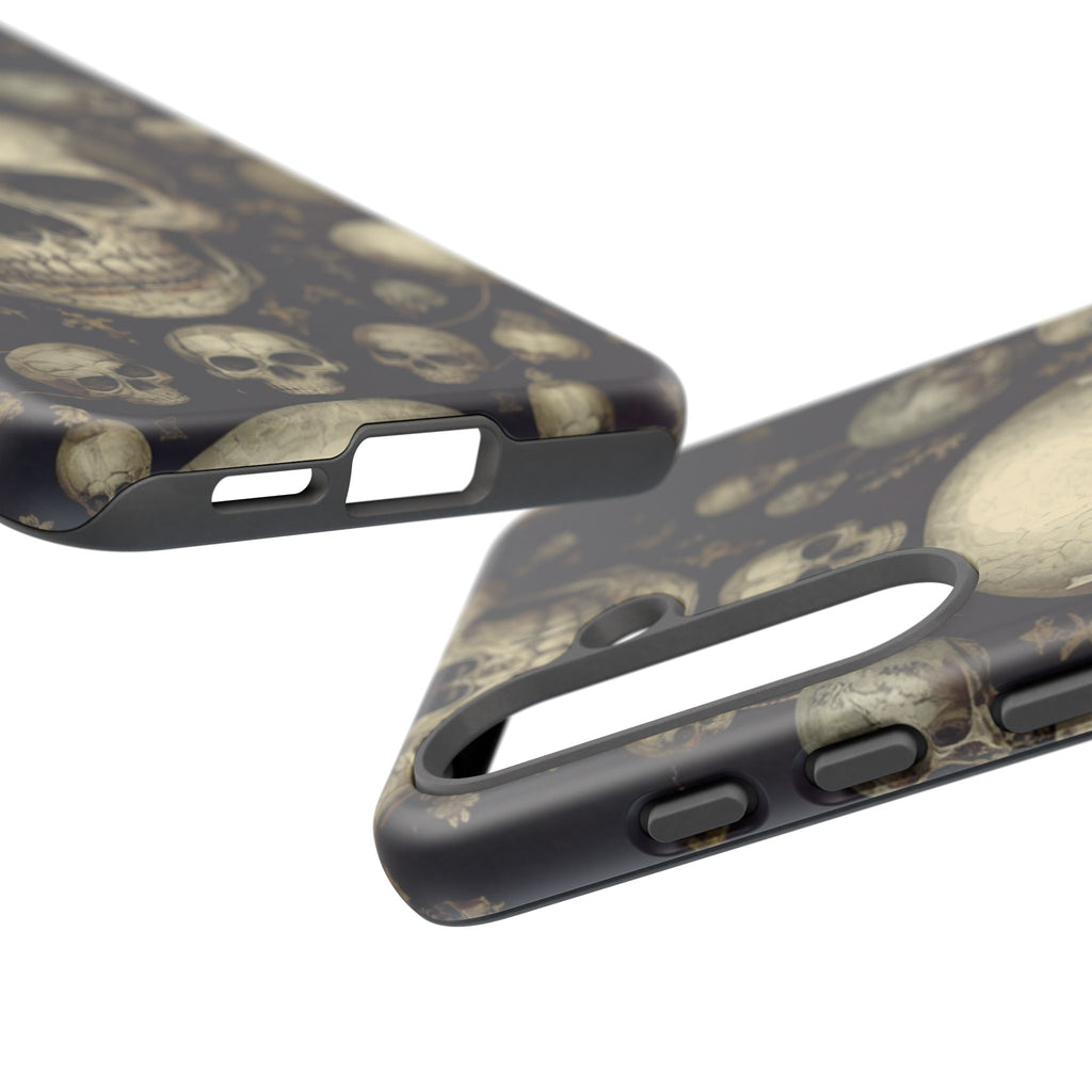 Skull Pattern Phone Case — Gothic Vintage Skull Design for iPhone