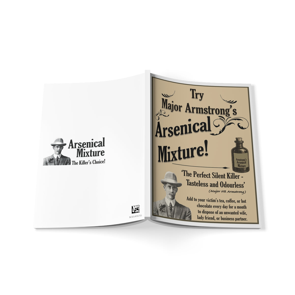 Arsenical Mixture Vintage Ad A5 Softcover Notebook