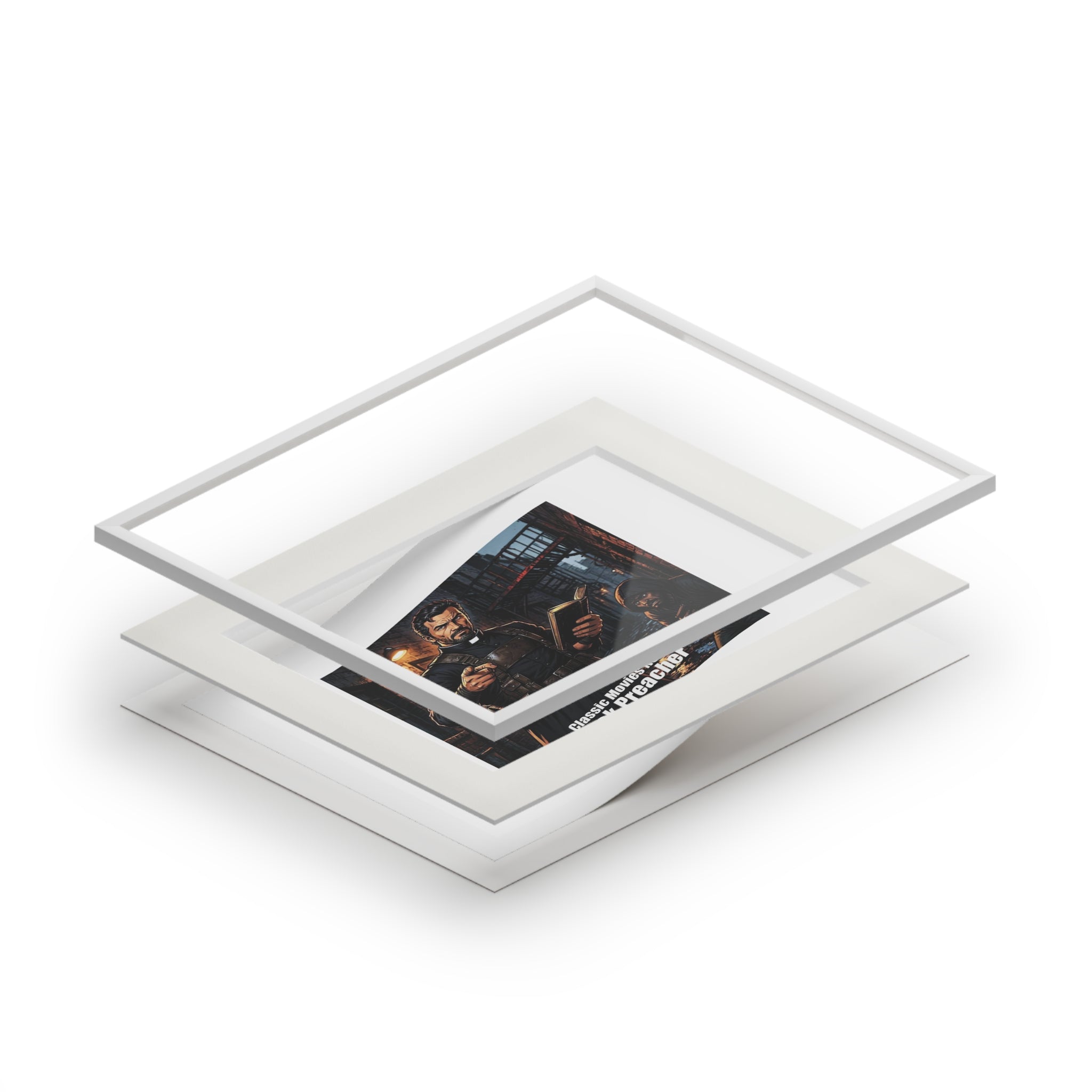 Jack Preacher Fine Art Print with Passepartout Frame