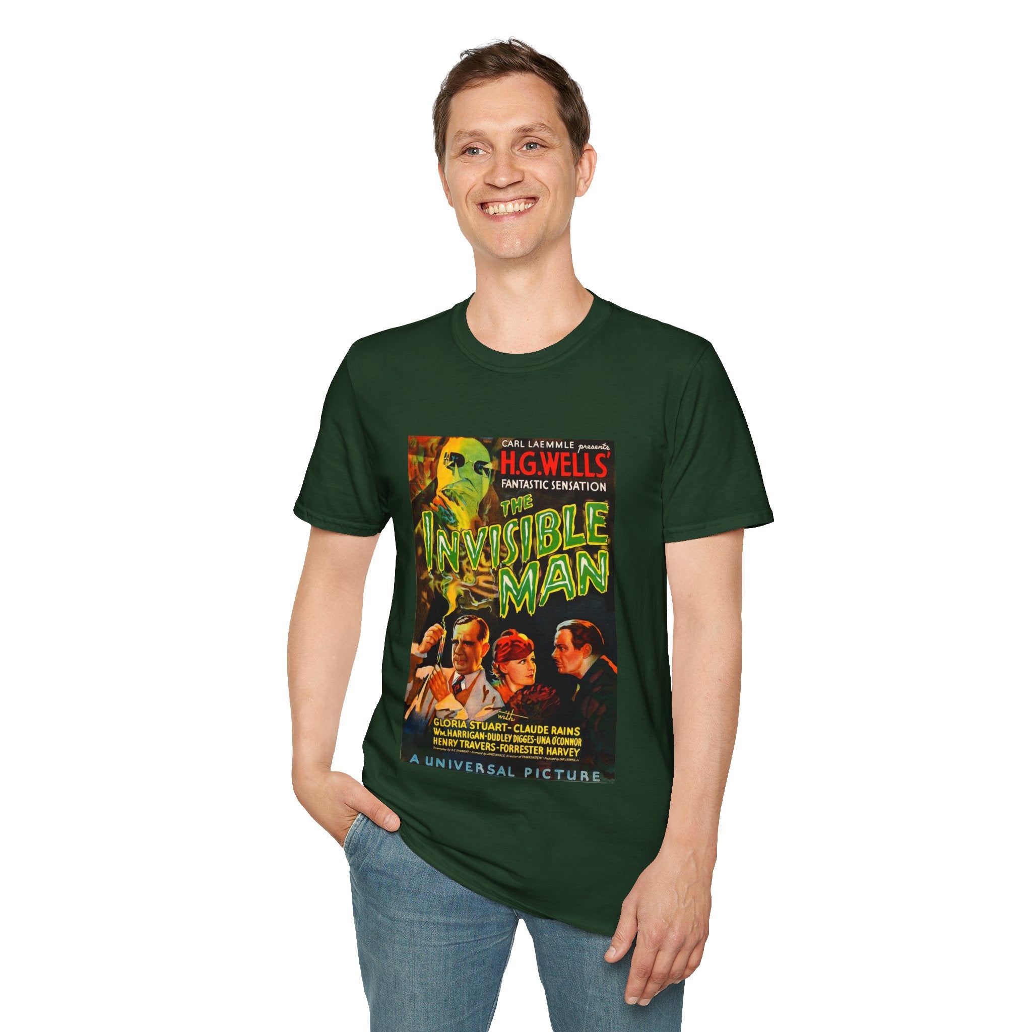 The Invisible Man Vintage Poster T-Shirt