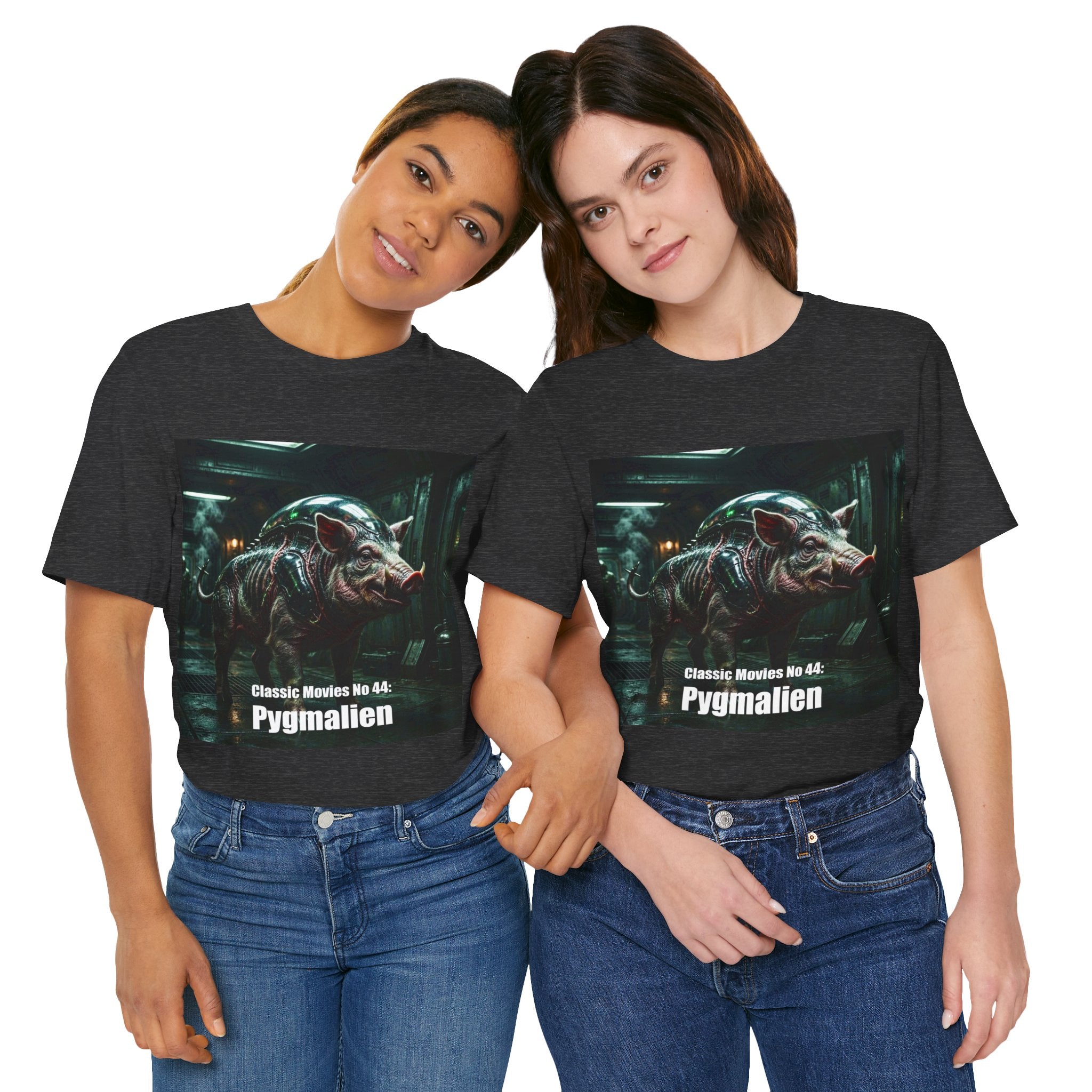 Classic Movies No 44 - Pygmalien Tee | Sci-Fi Creature Illustration