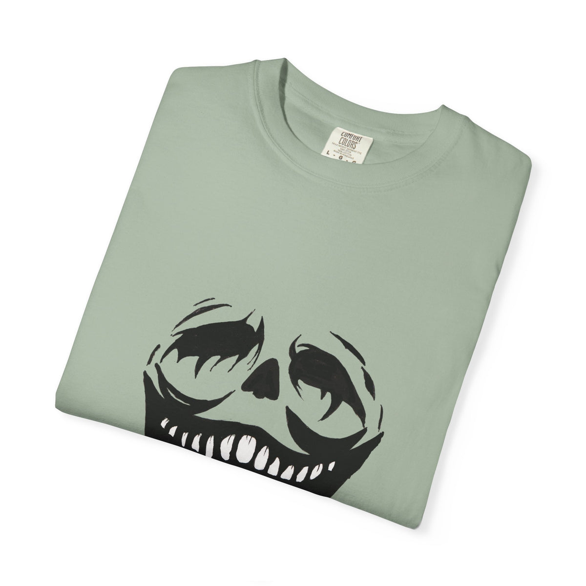 Dripping Skull T-Shirt — Creepy Smiling Face Graphic Tee