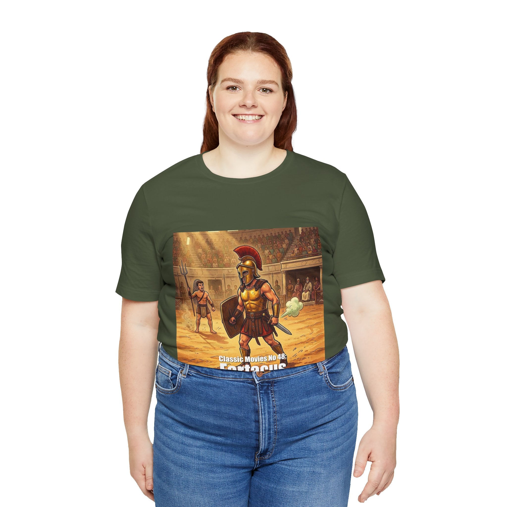 Classic Movies No 48: Fartacus. Gladiator Arena T-Shirt | Ancient Roman Warrior Design