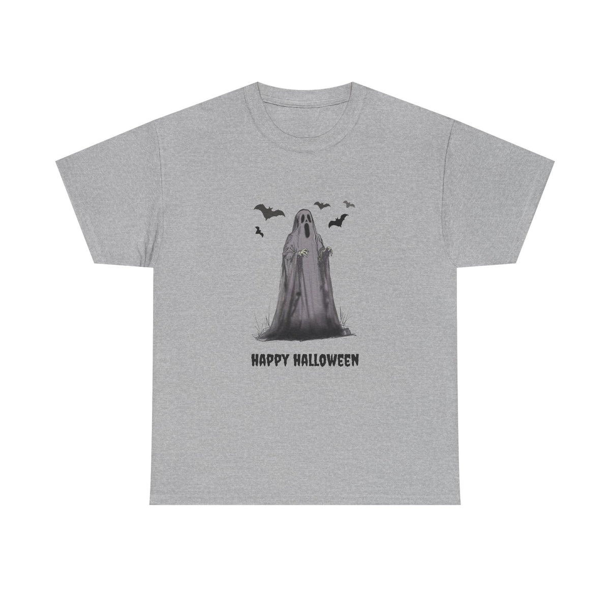Happy Halloween Ghost Tee — Vintage Spooky Ghost Graphic T-Shirt