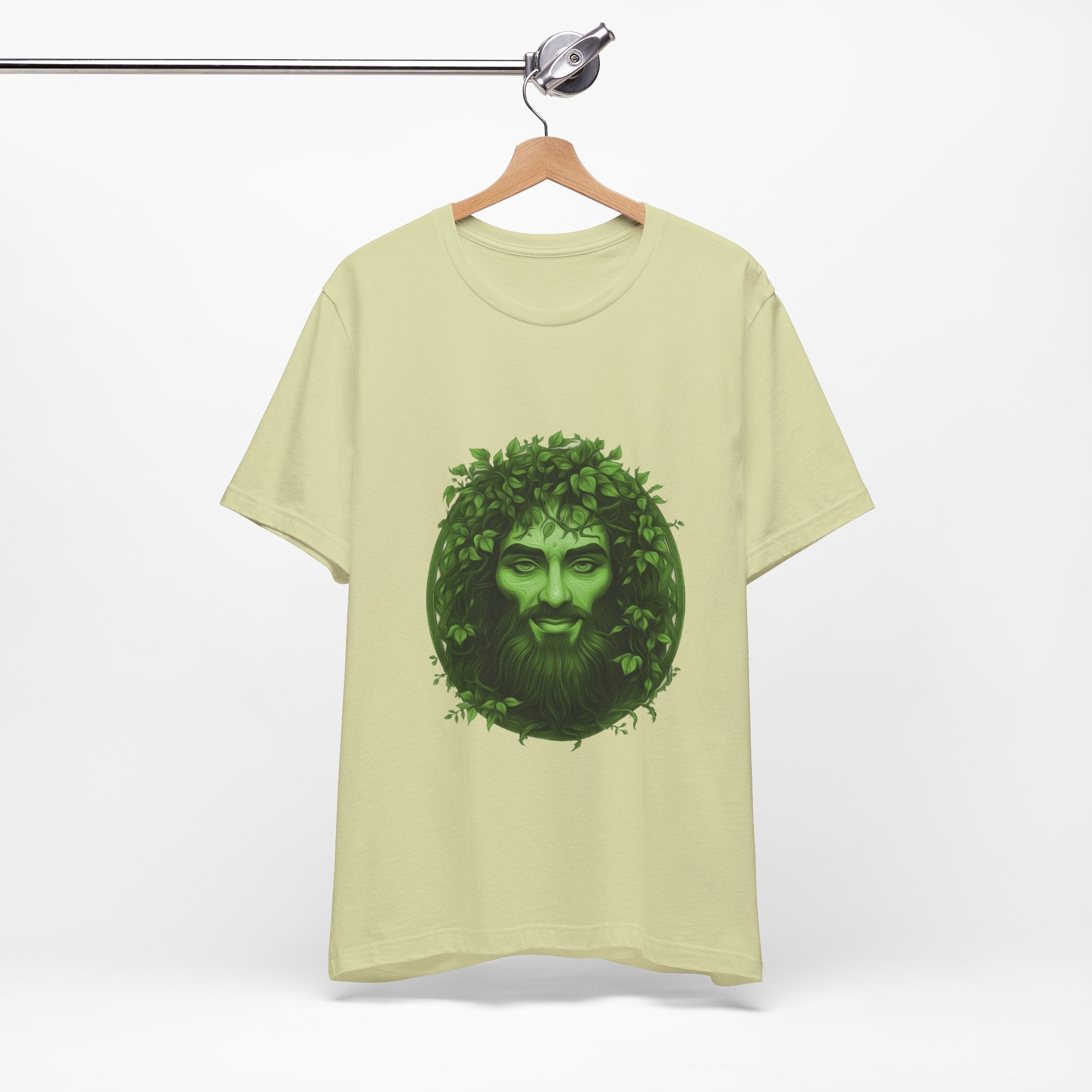 Green Man T-Shirt | Nature Spirit, Leaf Crown Folklore Tee