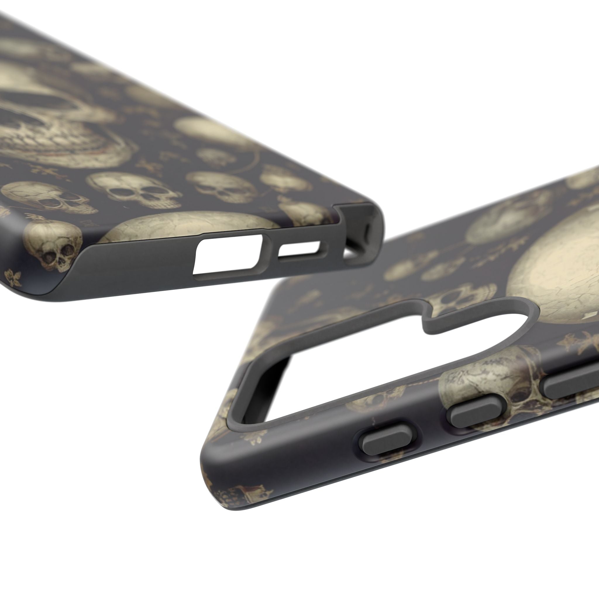 Skull Pattern Phone Case — Gothic Vintage Skull Design for iPhone