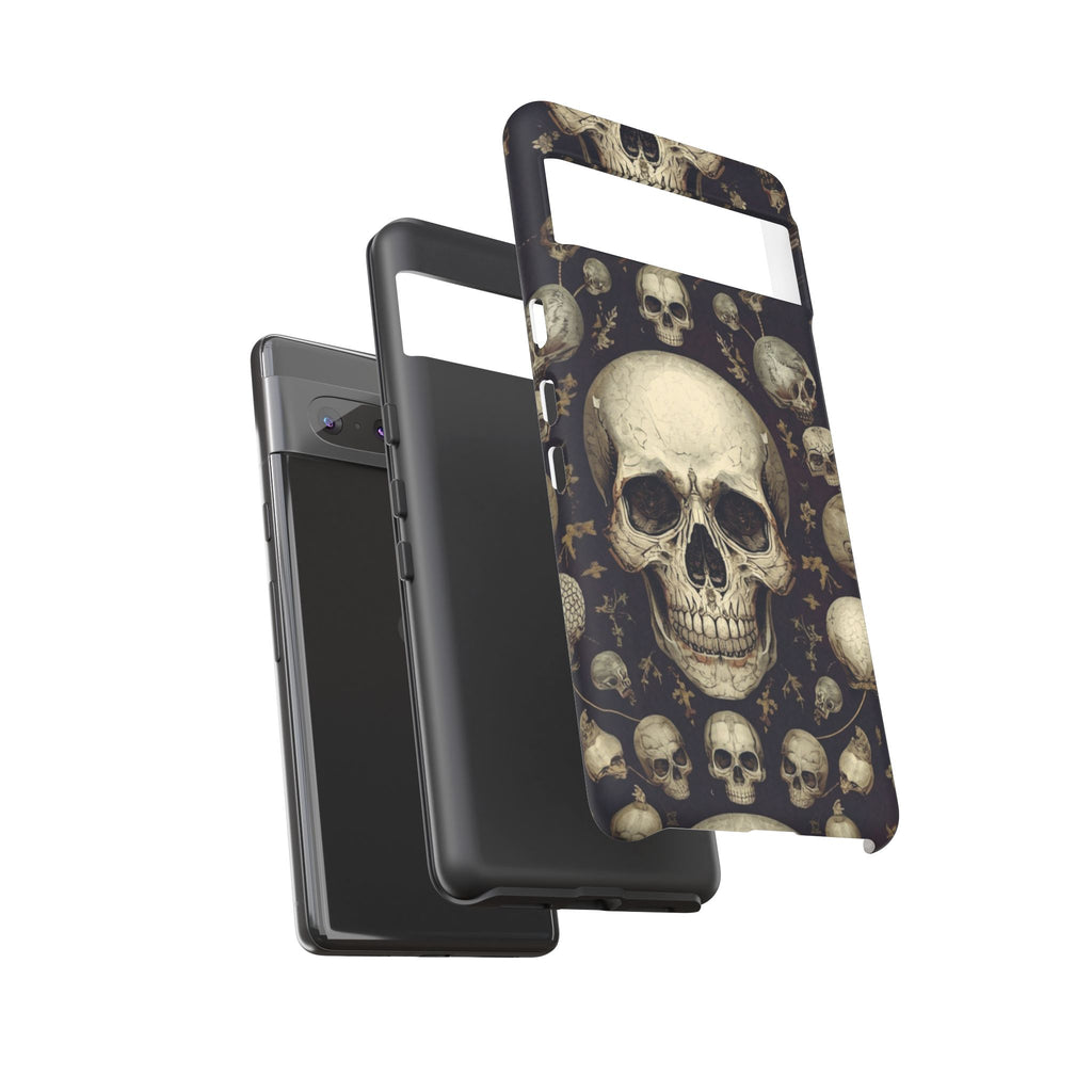 Skull Pattern Phone Case — Gothic Vintage Skull Design for iPhone