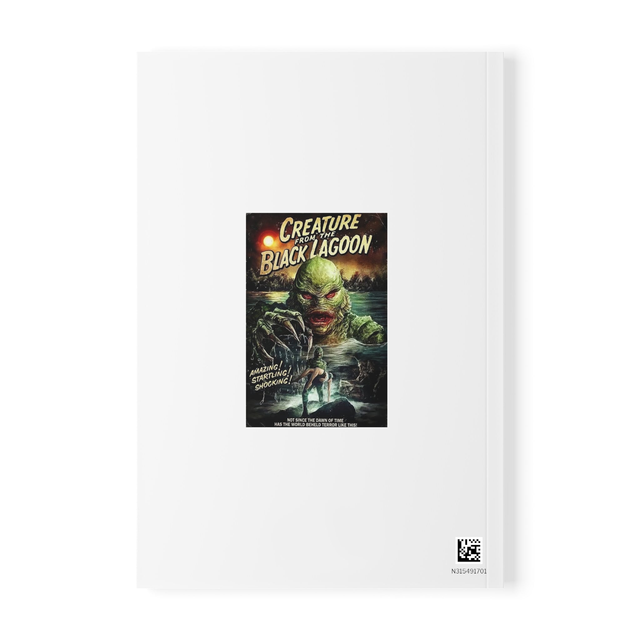 Creature from the Black Lagoon A5 Softcover Notebook — Retro Monster Movie Poster Journal