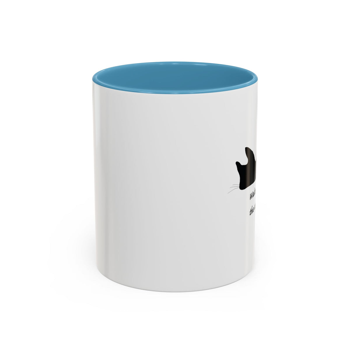 Coffee Mug — "Wake Me Up When The Coffee’s Ready" Cat Accent Mug (11/15oz)