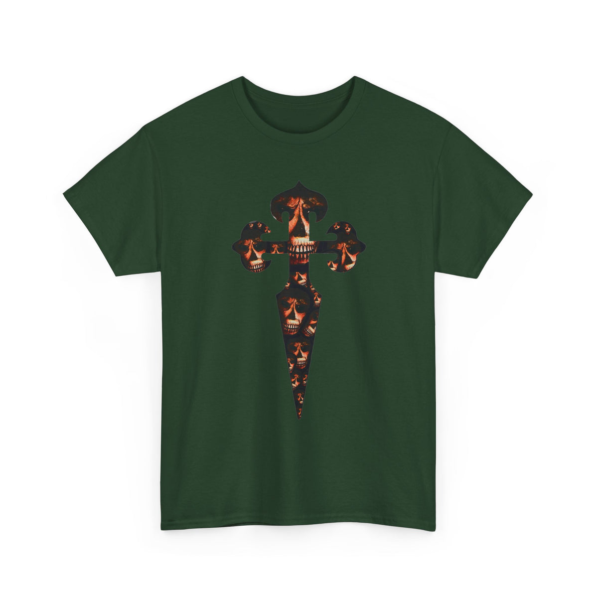 Celtic Skull Dagger Graphic Tee — Gothic Horror Print