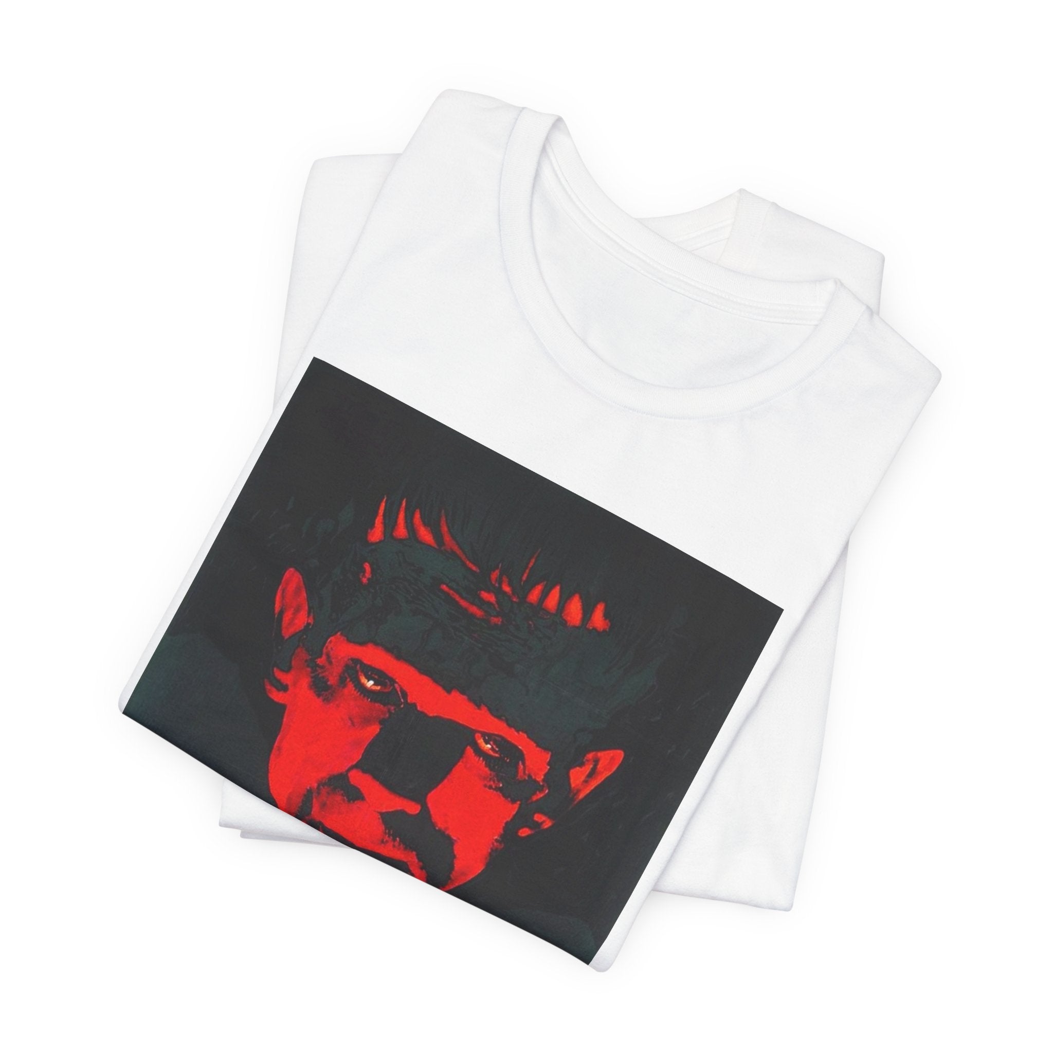 Red Frankenstein Poster T-Shirt | Horror Graphic Tee