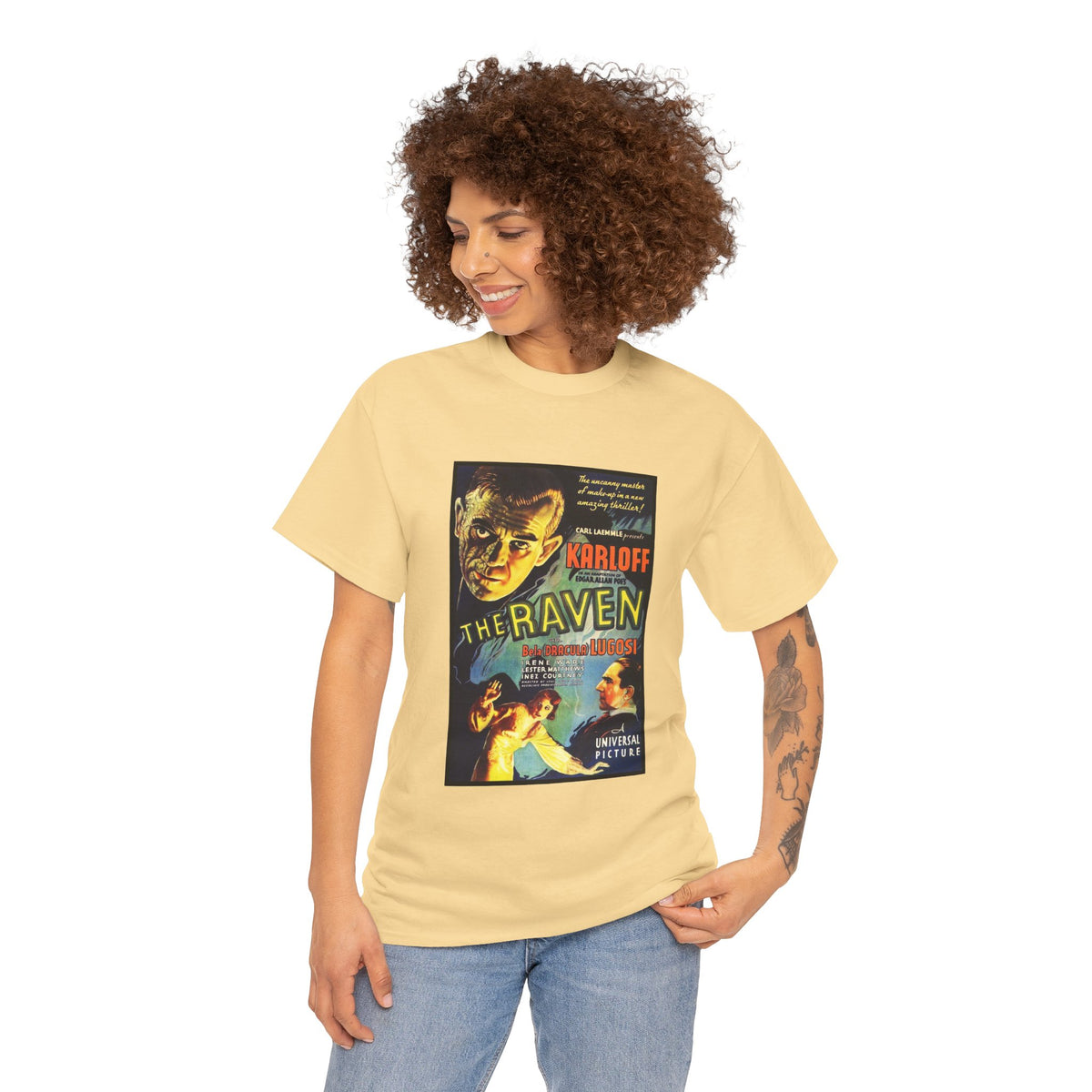 The Raven Vintage Horror Movie Poster T-Shirt