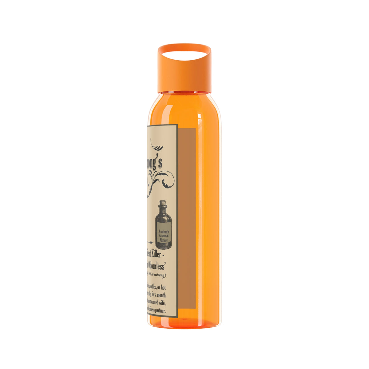Vintage Arsenic Mixture Water Bottle — Novelty Apothecary Label