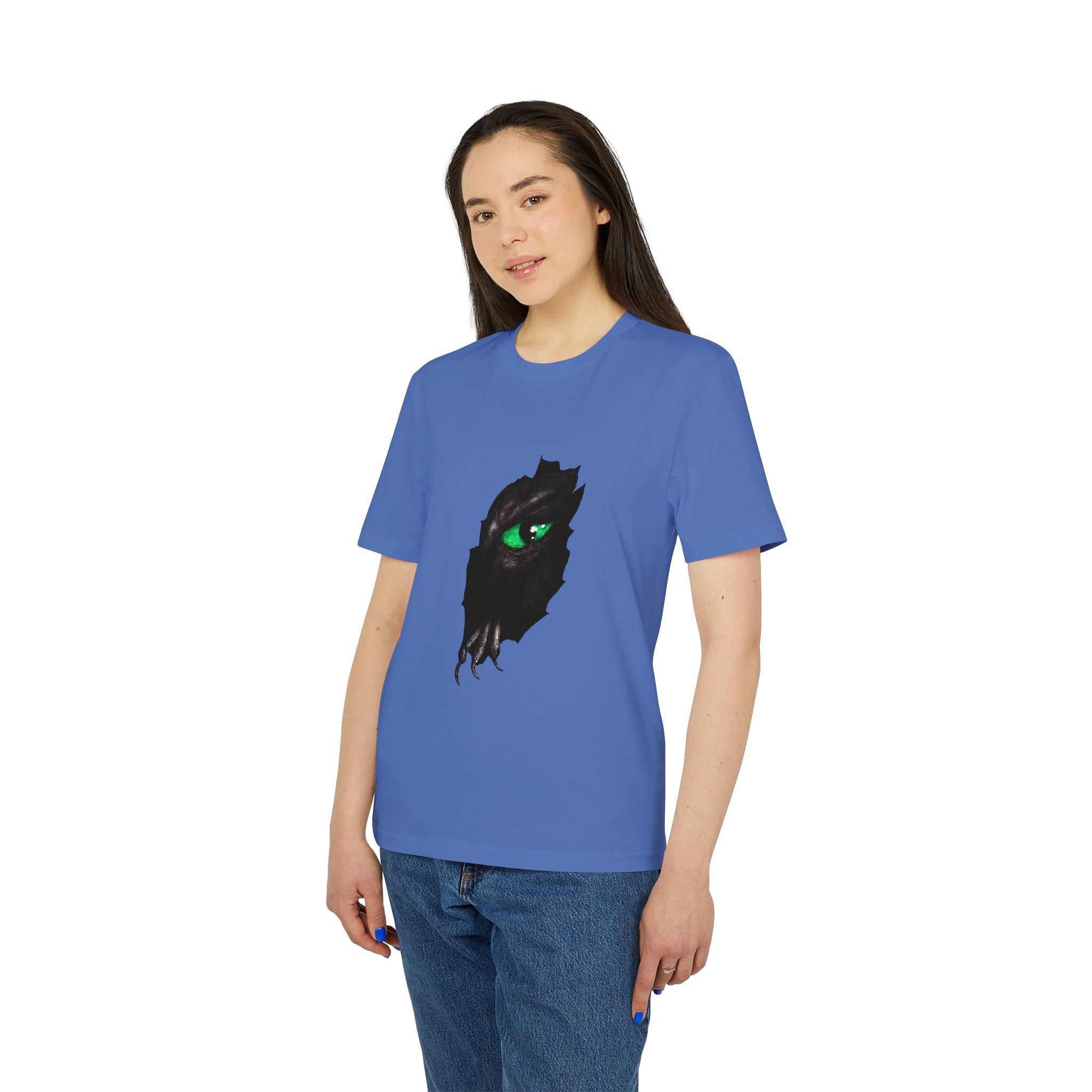 T-Shirt — Green Dragon Eye and Claw Graphic