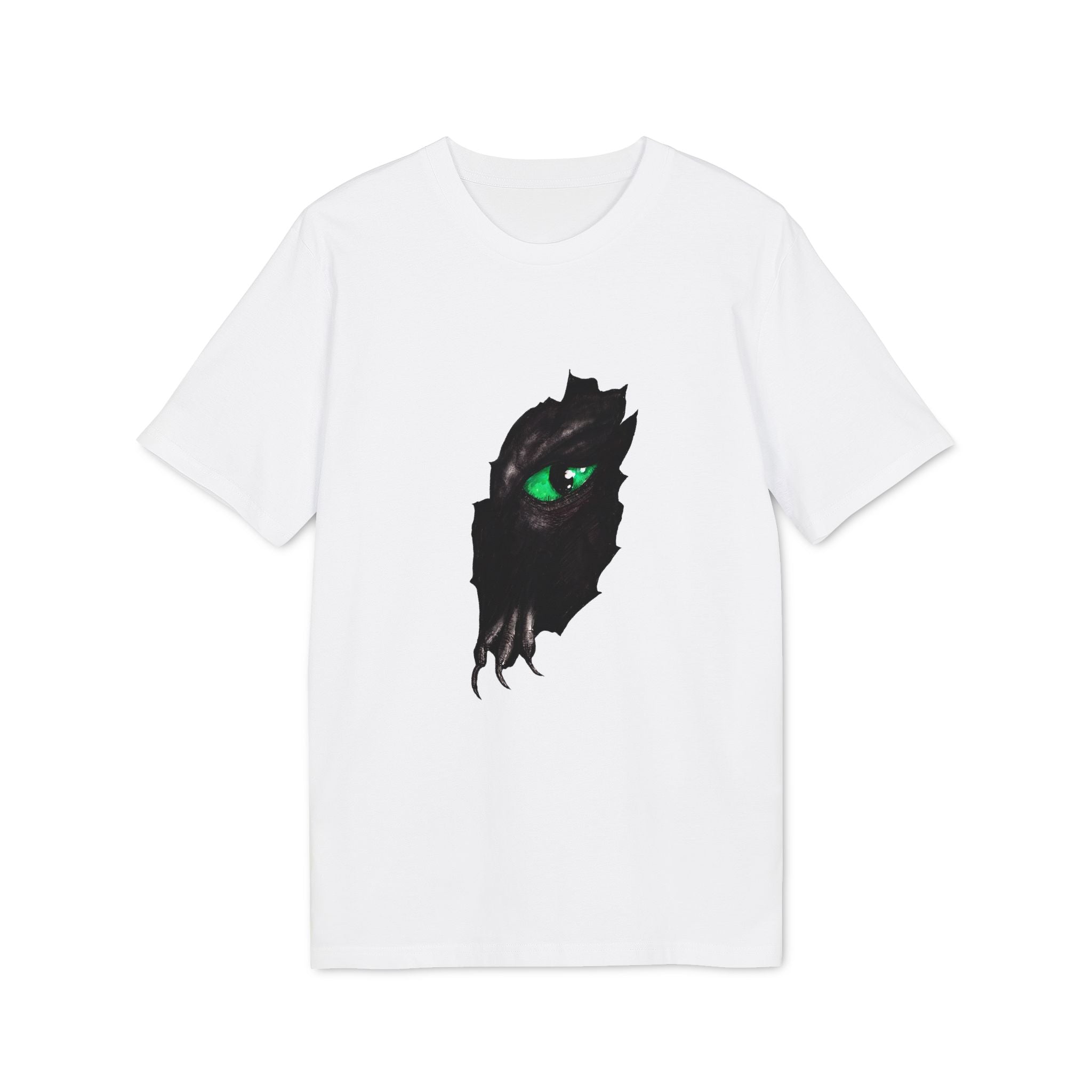 T-Shirt — Green Dragon Eye and Claw Graphic