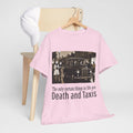 T‑Shirt — "Death and Taxis" Vintage London Cab Tee