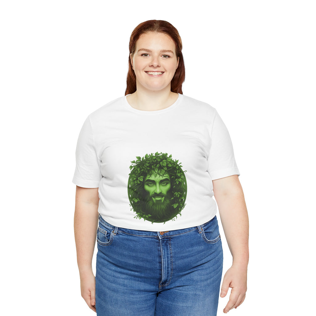Green Man Nature T-Shirt — Celtic Forest Spirit Tee