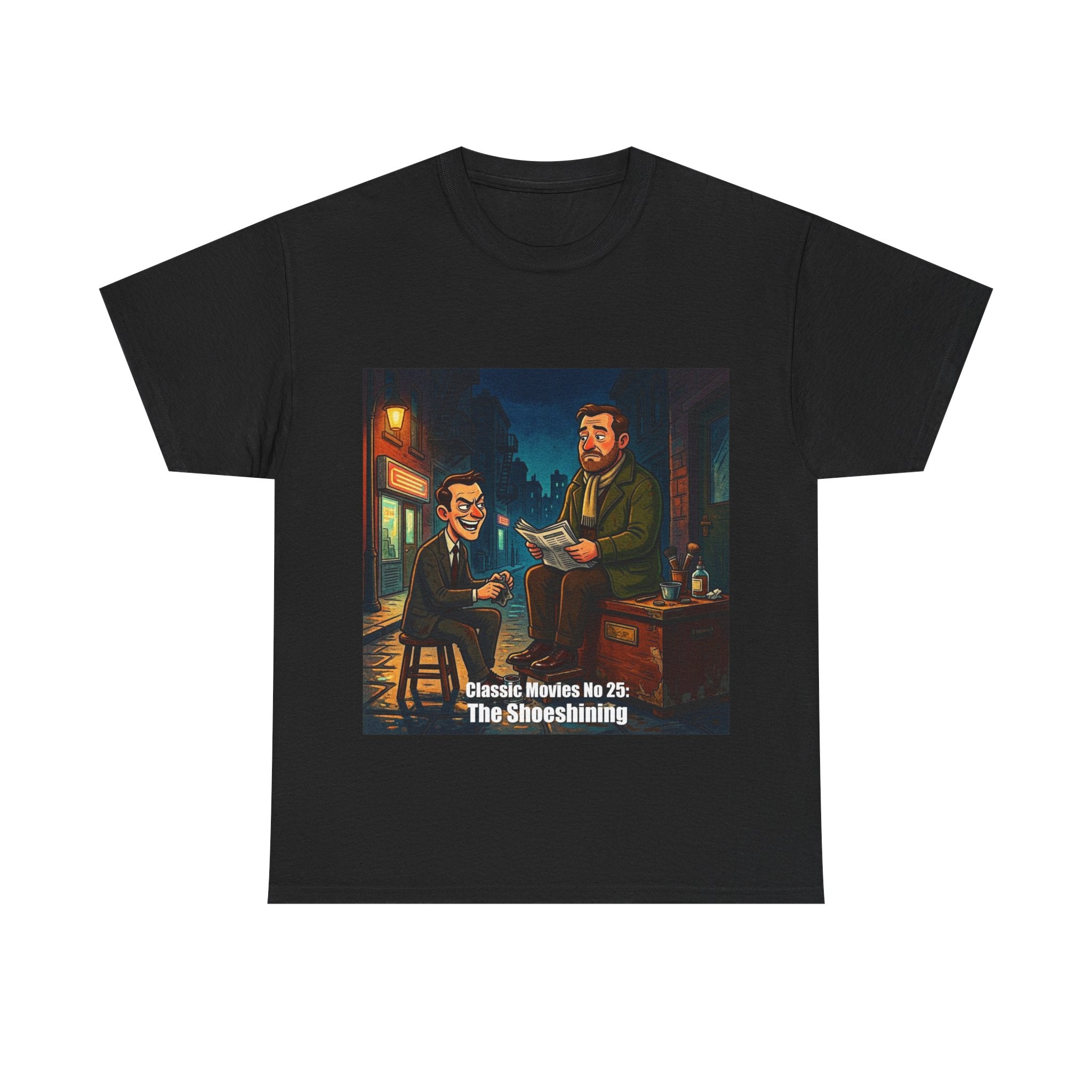 Classic Movies No. 25 “The Shoeshining” Retro Film Art Tee